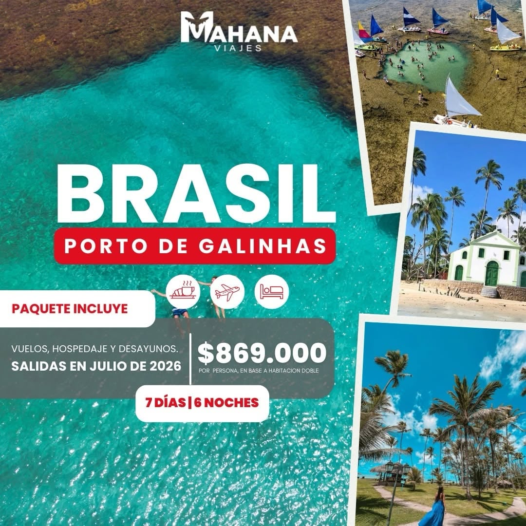 El paraíso brasileño te espera